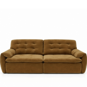 Tiffany Extendable Fabric Sofa, 2-3 & 4-5 Seater - golden-olive, Standard for 2-3 person (L x H: 280cm x 90cm)