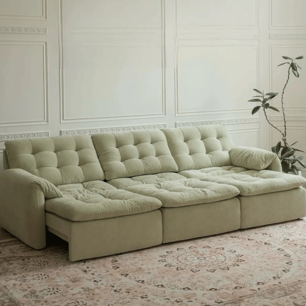 Tiffany Extendable Fabric Sofa, 2-3 & 4-5 Seater